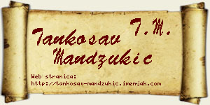 Tankosav Mandžukić vizit kartica